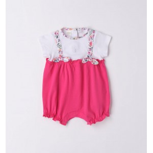 Salopeta scurta pentru fetita nou nascut, I Do, 4.6645TI23FU