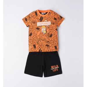 Set tricou si bermude pentru baiat, I Do, 4.6712PV23ORG