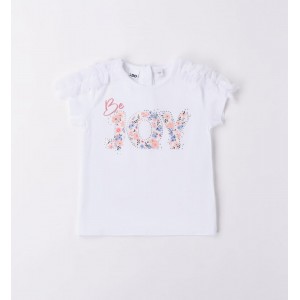 Tricou cu imprimeu pentru fete, I Do, 4.6743PV23ALB