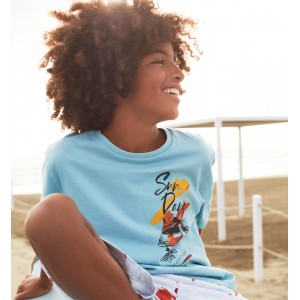 Tricou maneca scurta pentru baiat, I Do, 4.6810TI23BL