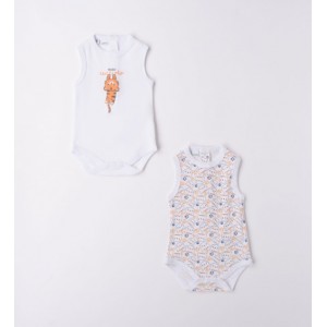 Set 2 body fara maneci pentru baiat bebelusi , I Do, 4.6912PV23ALB