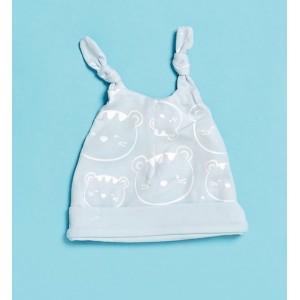 Caciula cu imprimeu pentru bebe baiat, I Do, 4.6925PV23BL Caciula cu imprimeu pentru bebe baiat, I Do, 4.6925PV23BL