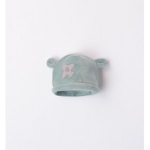 Caciula cu imprimeu plușată pentru bebe baiat, I Do, 4.7004PV23VE Caciula cu imprimeu plușată pentru bebe baiat, I Do, 4.7004PV23VE