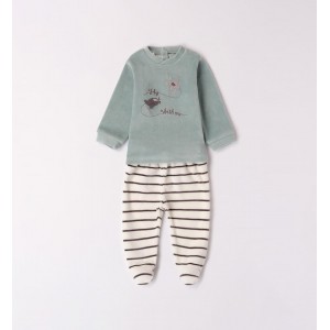 Compleu bluza si pantaloni pentru bebe nou nascut, I Do, 4.7151TI23VE