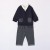 Compleu cardigan incorporat cu camasa si pantaloni eleganti pentru bebe baiat, I Do, 4.7184TI23NA