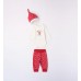 Compleu body, pantaloni si caciula Craciun unisex pentru nou nascut, I Do, 4.7186TI23RO