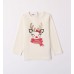 Bluza cu imprimeu Craciun pentru fete, I Do,4.7588TI23ALB