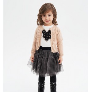 Fusta tull bicolor pentru fetițe, I Do,4.7660TI23NG