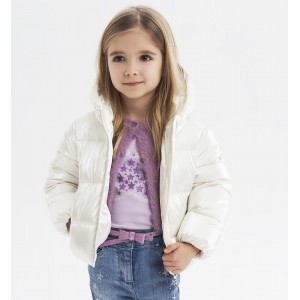 Geaca sidefata pentru fetițe, I Do,4.7684TI23ALB
