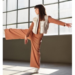 Compleu bluza top și pantaloni largi pentru fete, I Do, 4.7925TI23MA Compleu bluza top și pantaloni largi pentru fete, I Do, 4.7925TI23MA