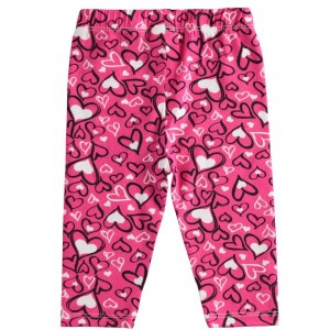 Colanti trei sferturi cu imprimeu pentru fetite I Do 2751PV21FU