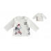 Bluza cu imprimeu pentru bebe baiat, I Do, 4.3182TI21ALB