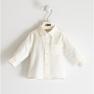 Camasa din bumbac pentru bebe baiat, I Do, 4.3194TI21ALB