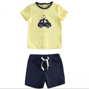 Compleu tricou si bermude pentru bebe baiat, I Do, 4.4072PV22GAL