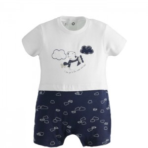 Salopeta pentru bebe baiat, I Do, 4.4076PV22BLM