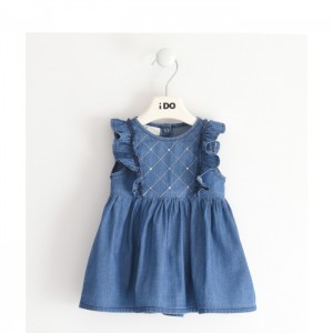 Rochita denim pentru bebe fetita, I Do, 4.4139PV22BLM