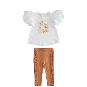 Compleu tricou si colanti pentru fetite , I Do, 4.4279PV22MA Compleu tricou si colanti pentru fetite , I Do, 4.4279PV22MA