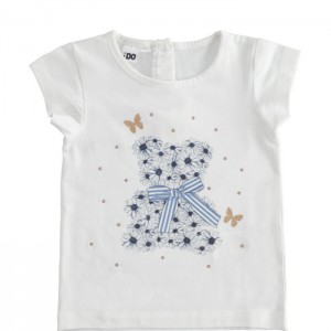 Tricou cu imprimeu pentru fetita, I Do, 4.4740PV22ALB