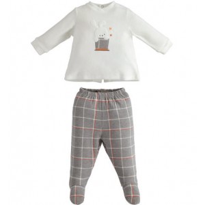 Compleu bluza si pantalon pentru bebe baiat, I Do, 4.5151TI22GR