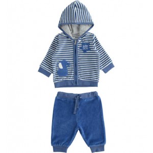 Compleu bluza si pantalon pentru bebe baiat, I Do, 4.5154I22ABS