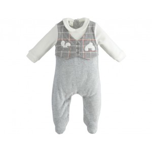 Salopeta lunga pentru nou nascut, I Do, 4.5174PV22GRI