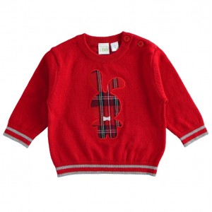 Pulover din tricot pentru bebe baiat, I Do, 4.5203TI22RO