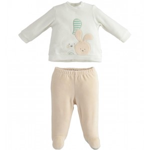 Compleu bluza si pantalon pentru bebe baiat, I Do, 4.5221TI22BJ