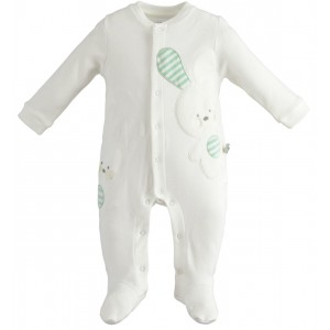 Salopeta lunga cu imprimeu iepuras pentru bebelusi, I Do 4.5222TI22VE