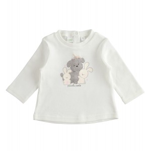 Bluza cu maneca lunga pentru fetite nou-nascut, I Do, 4.5230TI22ALB