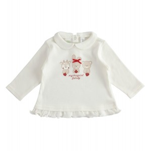 Bluza cu maneca lunga pentru fetite nou-nascut, I Do, 4.5235TI22CR