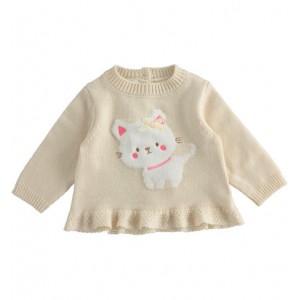 Pulover cu imprimeu pentru fetite, I Do, 4.5250TI22BJ