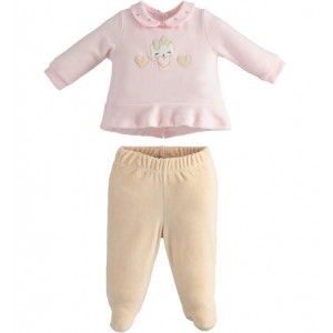 Compleu bluza si pantaloni pentru fetite, I Do, 4.5267TI22RZ