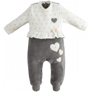 Salopeta lunga pentru fetita nou nascut, I Do, 4.5274TI22GR