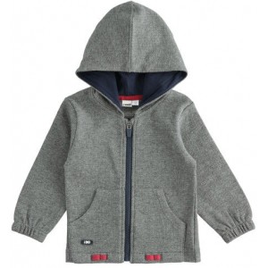 Cardigan tip hanorac tricot cu imprimeu baiat , I Do, 4.5457TI22GR Cardigan tip hanorac tricot cu imprimeu baiat , I Do, 4.5457TI22GR