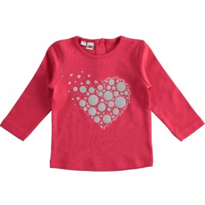 Bluza maneca lunga cu imprimeu pentru fetite, I Do, 4.5559TI22RO