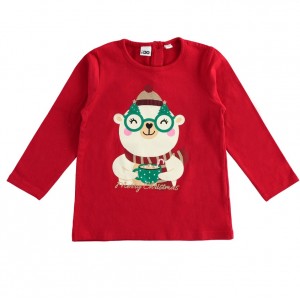 Bluza maneca lunga cu imprimeu pentru fetite, I Do, 4.5578TI22RO