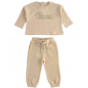 Compleu bluza si pantaloni pentru fetite,I Do, 4.5591TI22BJ