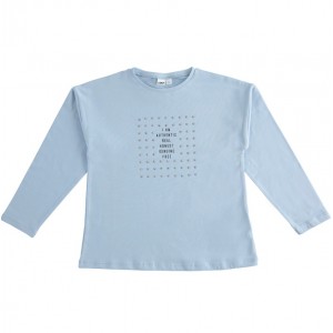 Bluza maneca lunga cu strasuri pentru fete , I Do, 4.5681TI22BL