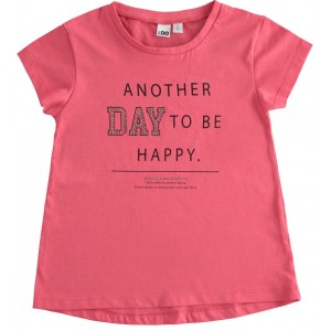 Tricou maneca scurta cu imprimeu pentru fete , I Do, 4.5854TI22RZ