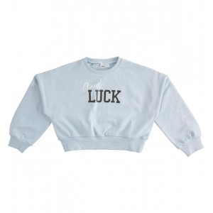 Hanorac crop cu gluga pentru fete , I Do, 4.5857TI22BL