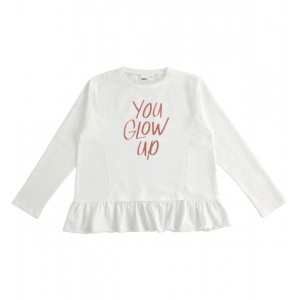 Bluza cu imprimeu pentru fete , I Do, 4.5870TI22ALB