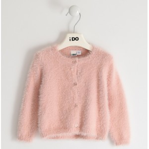 Pulover pufos cu nasturi pentru fetite  , I Do, 4.5923TI22RZ Pulover pufos cu nasturi pentru fetite  , I Do, 4.5923TI22RZ