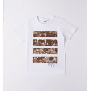 Tricou cu imprimeu pentru baiat, I Do, 4.6806TI23ALB