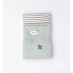 Patura cu imprimeu pentru baiat nou nascut, I Do, 4.7007TI23VE