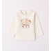 Bluza cu imprimeu dragalas pentru fetite nou-nascut, I Do, 4.7230TI23ALB