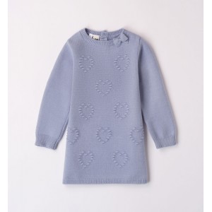 Rochie din tricot pentru fetițe, I Do,4.7559TI23BL Rochie din tricot pentru fetițe, I Do,4.7559TI23BL