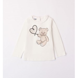 Bluza cu imprimeu pentru fetite, I Do,4.7581TI23ALB