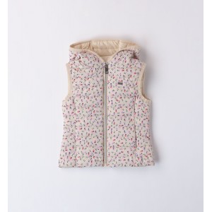 Vesta din fas cu imprimeu floral pentru fetițe, I Do, 4.8012PV23BJ