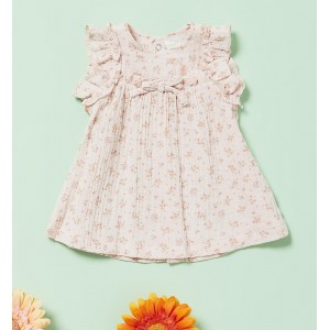 Rochie cu imprimeu floral pentru fetite, I Do, 4.8135PV24RZ Rochie cu imprimeu floral pentru fetite, I Do, 4.8135PV24RZ