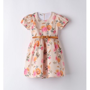 Rochie eleganta cu imprimeu floral pentru fete, I Do, 4.8320PV24PO Rochie eleganta cu imprimeu floral pentru fete, I Do, 4.8320PV24PO